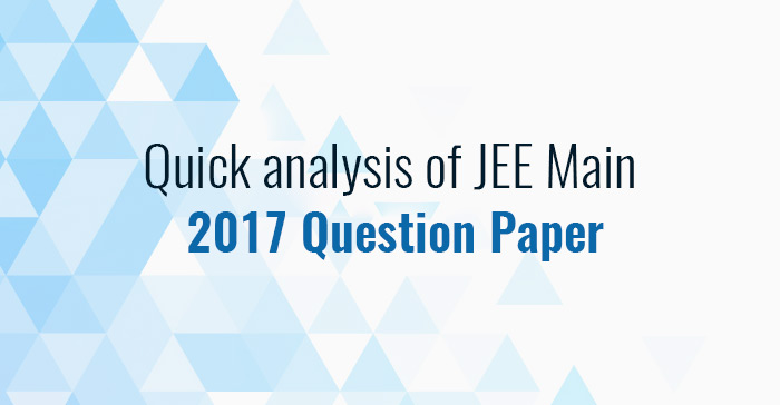 Quick Analysis of JEE Mains
