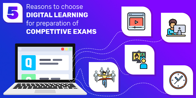 Digital Learning for Competitive Exam Preparation