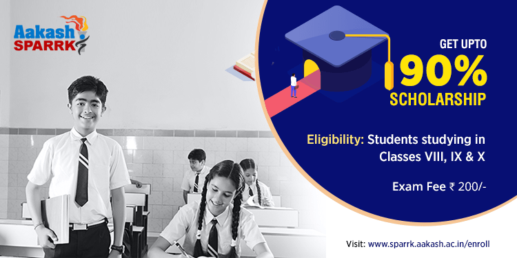 This National Level Scholarship Exam offering upto 90% Scholarship for Students in VIII, IX & X Grades