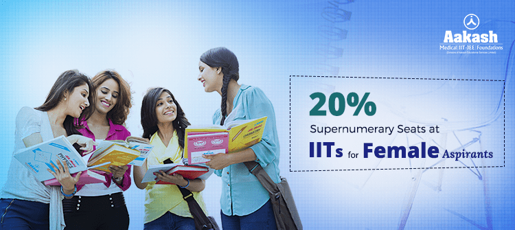 20% Supernumerary seats at IIT for Female Aspirants