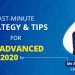 Last minute strategy & tips for JEE Advanced 2020