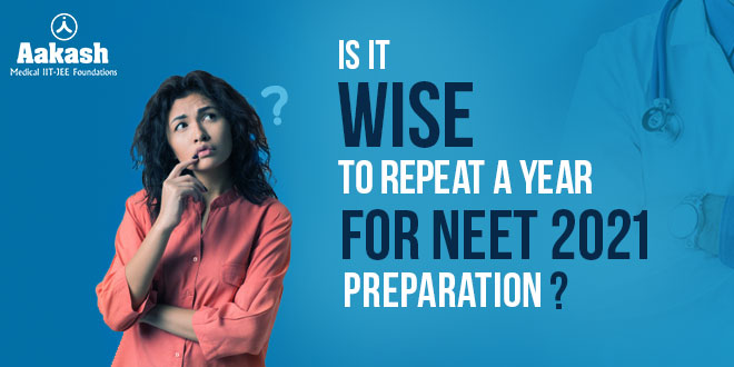 repeat a year for NEET