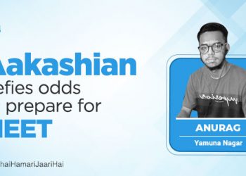 Aakashian defies odds to prepare for NEET