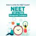 NEET Tips and time Management techniques