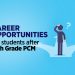 Career Opportunities for students after 12th Grade PCM