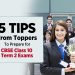 5 tips from toppers