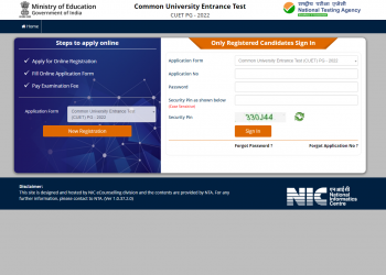CUET PG 2022 Application Process Begins