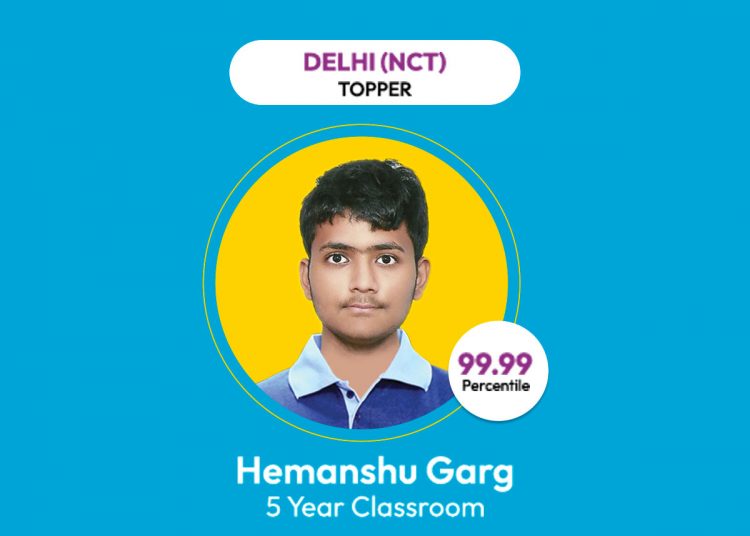 JEE Main topper Hemanshu Garg