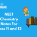 NEET chemistry Notes