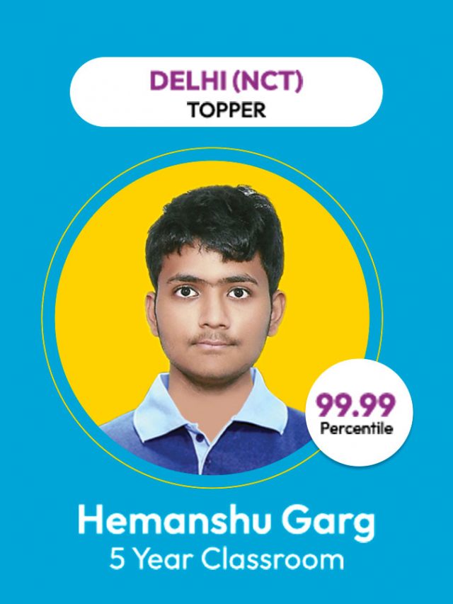 JEE Main 2022 Topper Hemanshu Garg Shares His Study Routine