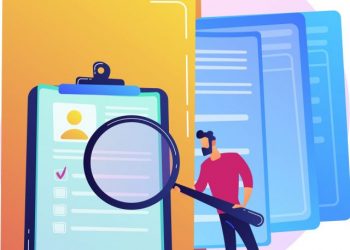 Documentation management vector concept metaphor