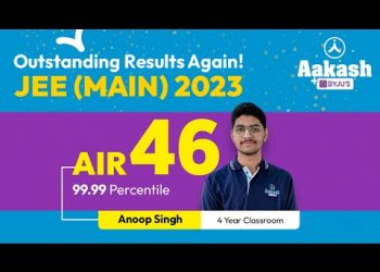 JEE Main 2023 Topper: Anoop Singh - AIR 46 Success Story