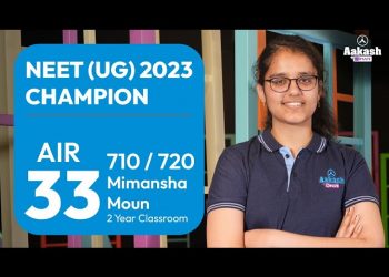 Mimansha Moun of Aakash BYJUS from New Delhi