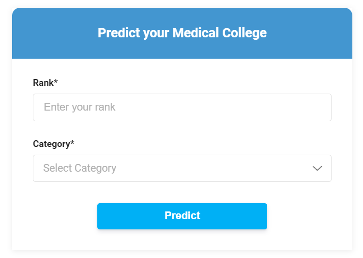 NEET College Predictor 2023
