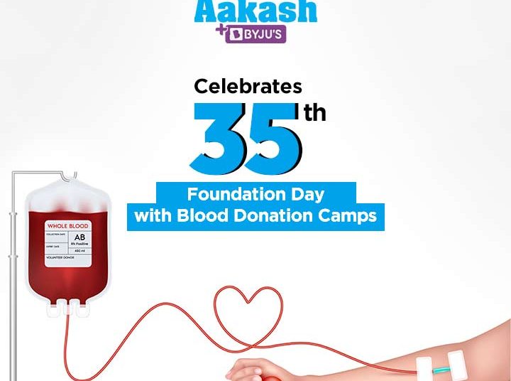 Aakash BYJU's celebrates blood donation camp with Foundation Day
