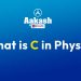 What is C in Physics?