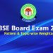 CBSE Board Exam 2024 Pattern & Topic-wise Weightage