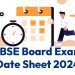 CBSE Board Exam Class 12 datesheet