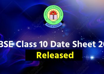 CBSE Class 10 Date Sheet 2024 PDF Released