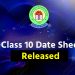 CBSE Class 10 Date Sheet 2024 PDF Released