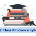 CBSE Class 10 Science Syllabus