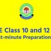 CBSE Class 10 and 12 Exam_ Last-minute Preparation Tips