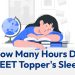 How Many Hours Do NEET Topper's Sleep?