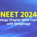 NEET 2024_ Biology Chapter-Wise Important Topics with Weightage