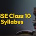 CBSE Class 10 Syllabus
