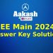 JEE Main 2024 Answer Key Solutions