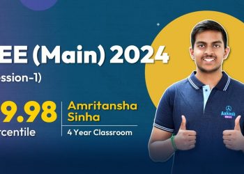 JEE Main session 1 Topper Amritansha secures perfect 99.98 percentile