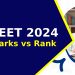 NEET Marks vs Rank 2024