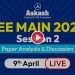 JEE Main 2024 Session 2 9 April