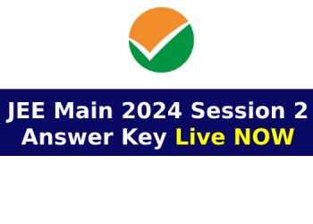 JEE Main Answer Key 2024 Session 2 OUT Live Updates: NTA answer key available at jeemain.nta.ac.in