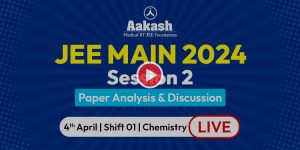 JEE Main 4 April 2024 Shift 1 Chemistry Question Paper, Answer Key & Solutions