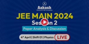 JEE Main 4 April 2024 Shift 1 Physics Question Paper, Answer Key & Solutions