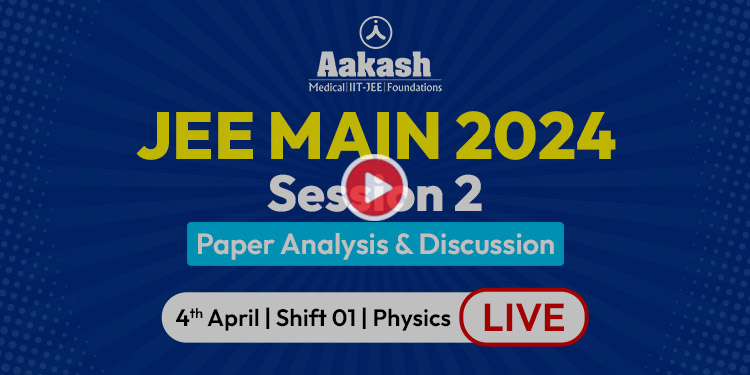 JEE Main 4 April 2024 Shift 1 Physics Question Paper, Answer Key & Solutions