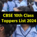 CBSE 10th Class Toppers List 2024