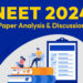 NEET-UG (2024) Subject-Wise Question Paper Analysis by Aakash Institute