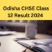 Odisha CHSE Class 12 Result 2024 (Out): Direct Link, How to Download via SMS & Digilocker