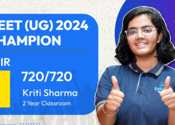 NEET Topper 2024 AIR 1_ Kriti Sharma