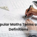 Popular Maths Terms and Definitions