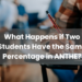 What Happens if Two Students Have the Same Percentage in ANTHE?