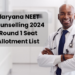 Haryana NEET Counselling 2024 Round 1 Merit cum Seat Allotment List