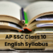 AP SSC Class 10 English Syllabus