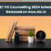 NEET PG Counselling 2024 Schedule Released on mcc.nic.in