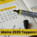 JEE Mains 2025 Toppers List
