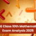 ICSE Class 10th Mathematics Exam Analysis 2025