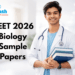NEET 2026 Biology Sample Papers