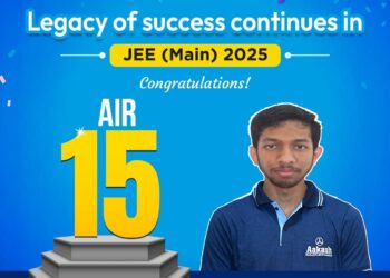 JEE Main 2025 Topper - AIR 15 - Harssh A Gupta | Aakashian Achiever